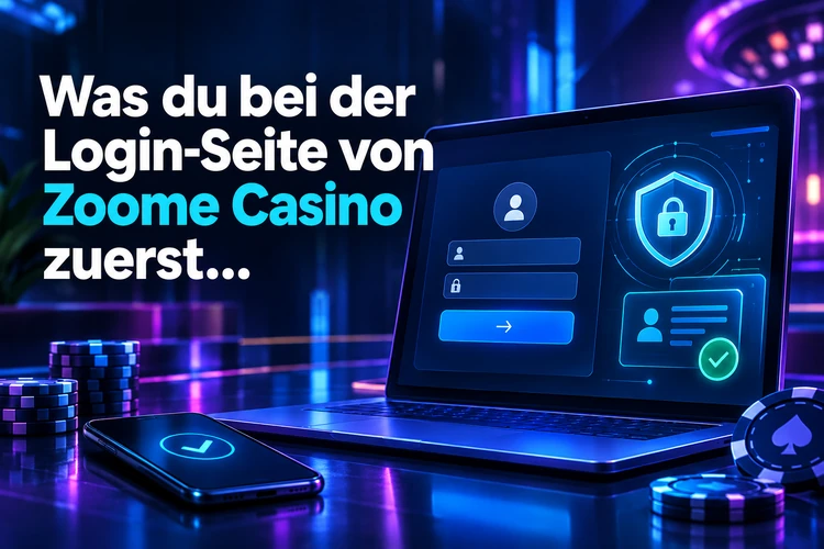 Was du bei der Login-Seite von Zoome Casino zuerst abgleichen solltest